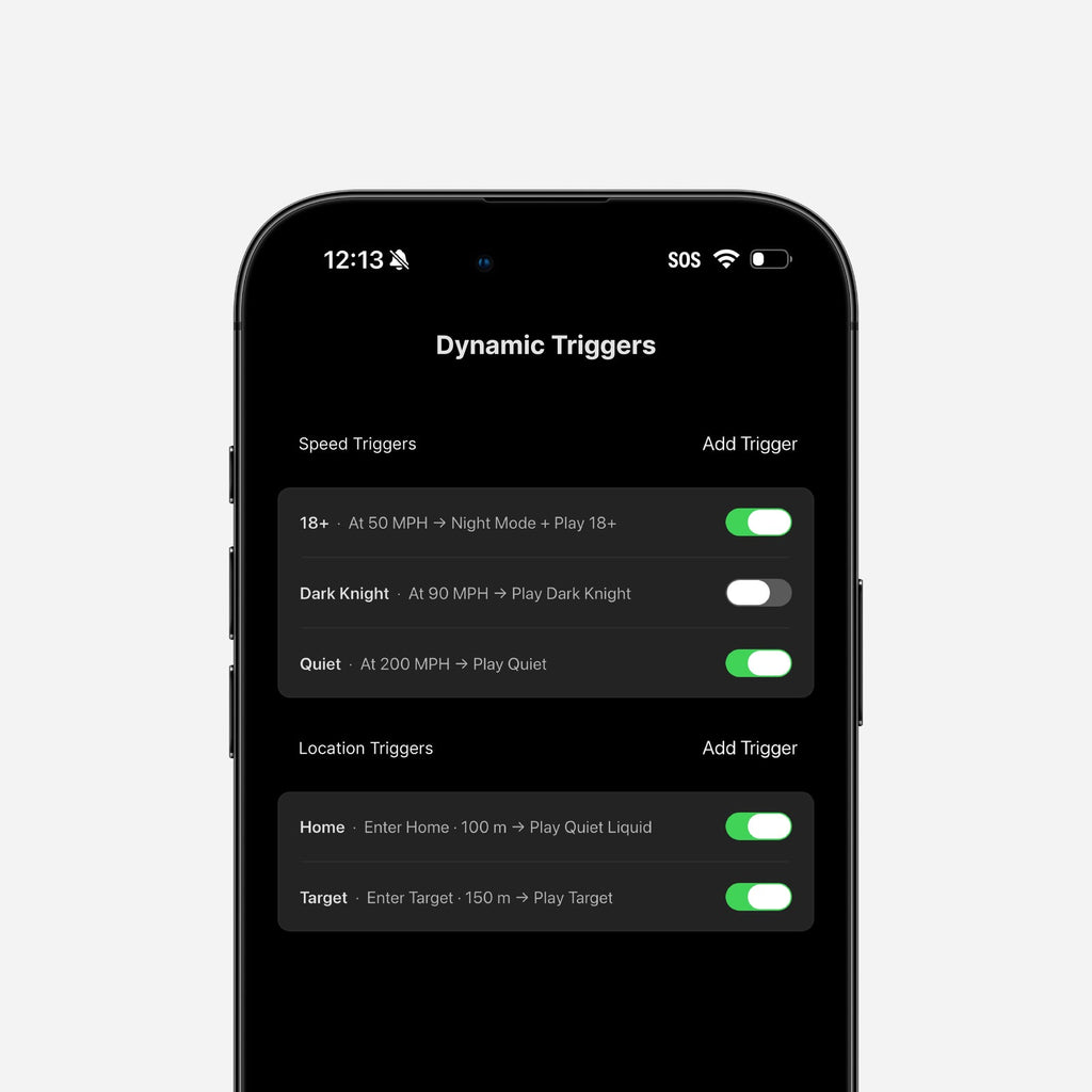 Dot app dynamic triggers
